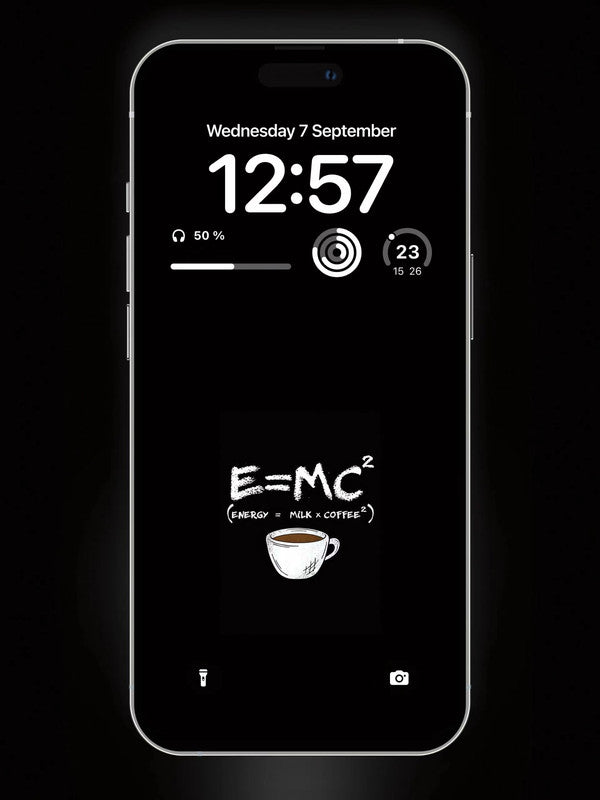 4K HD Wallpaper Background - ENERGY=MILK x COFFEE² for iPhone and Android