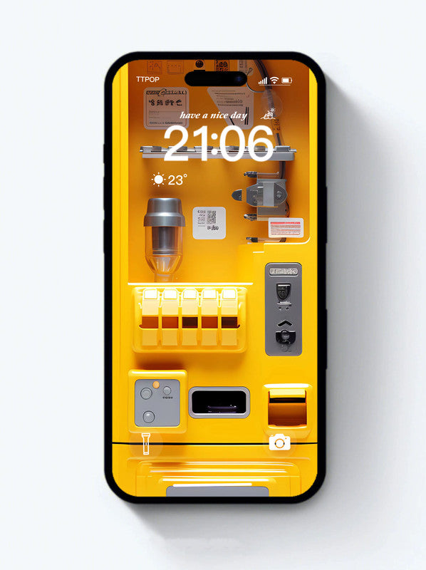 Original 4K HD Wallpaper -Coffee vending machine for iPhone and Android