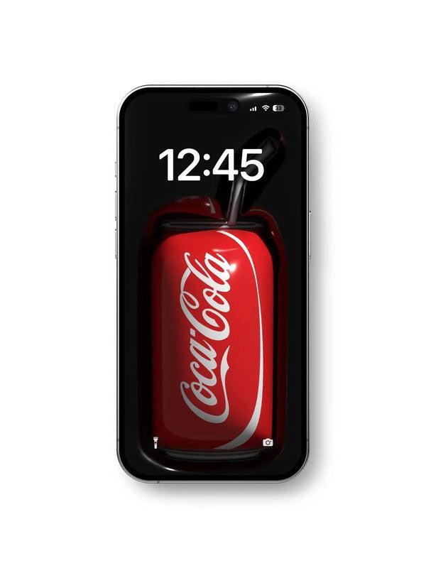 Origianl 4K HD Wallpaper - A 3D coca cola for iPhone and Android