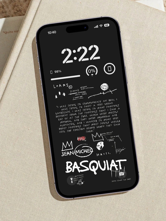 4K HD Wallpaper Background- BASQUIAT Art 3 for iPhone and Android