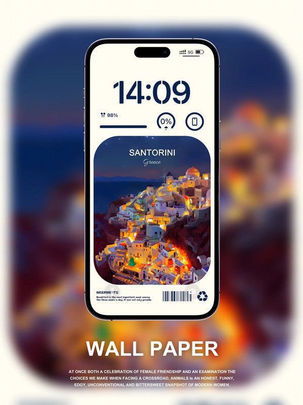 Original 4K HD Wallpaper - Santorini
