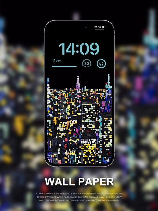 4K HD Wallpaper Background- City Lights for iPhone and Android