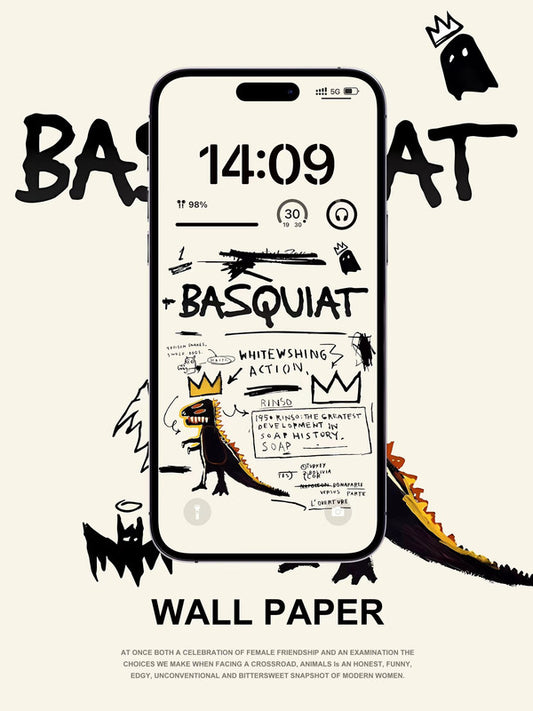 4K HD Wallpaper Background - Basquiat for iPhone and Android