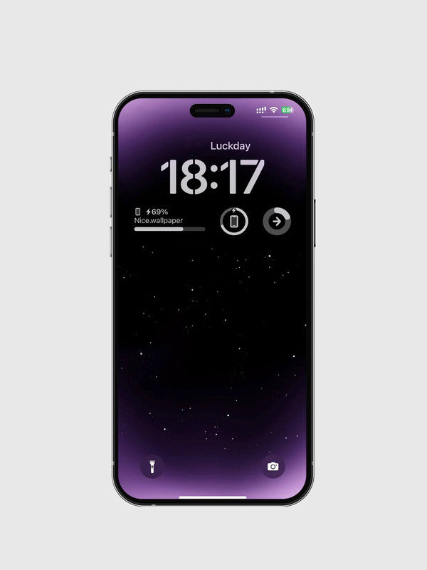 Original 4K HD Wallpaper - Elegant Purple X Starry Sky