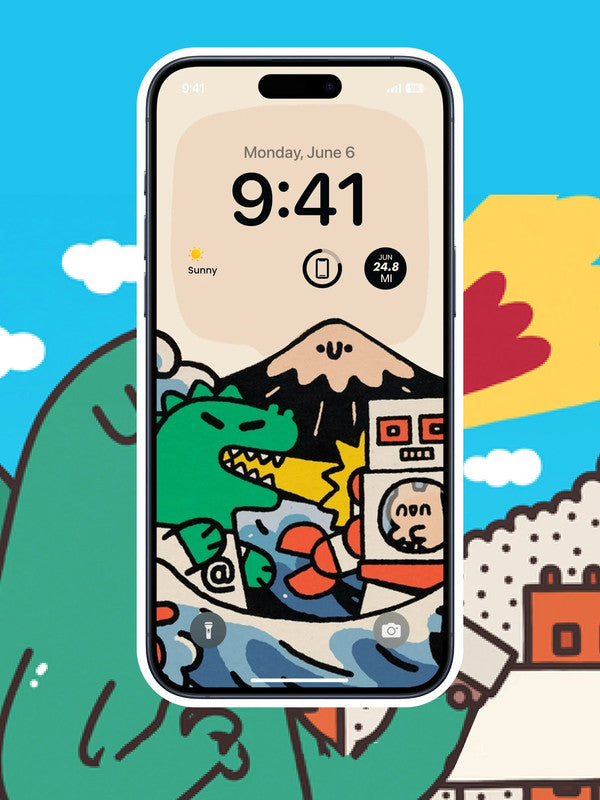 4K HD Wallpaper Background - Godzilla Fighting for iPhone and Android