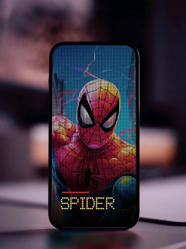 Original 4K HD Wallpaper -Pixel Spider for iPhone and Android