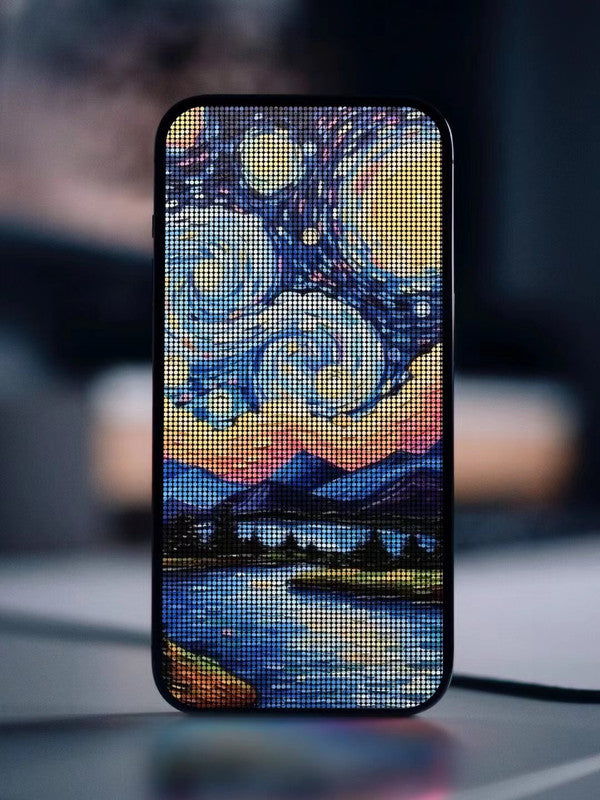Original 4K HD Wallpaper -Pixel Van Gogh for iPhone and Android