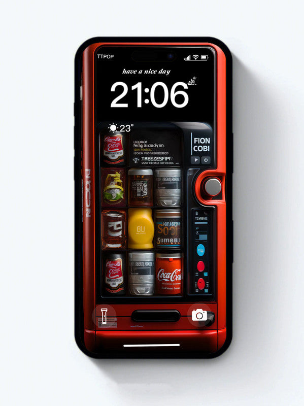 Original 4K HD Wallpaper - Vending Machine for iPhone and Android