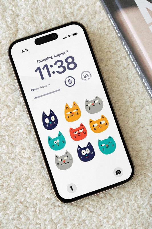 Original 4K HD Wallpaper - Adorable cats' faces  for iPhone and Android