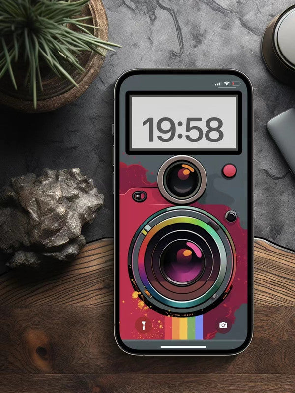 4K HD Wallpaper Background - Instant camera for iPhone and Android