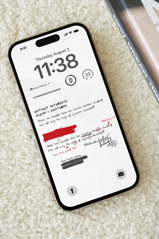 Original 4K HD Wallpaper - Writing a letter for iPhone and Android