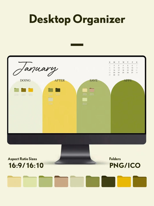 Desktop Wallpaper Organizer Backgrounds-Avocado for Win & Mac