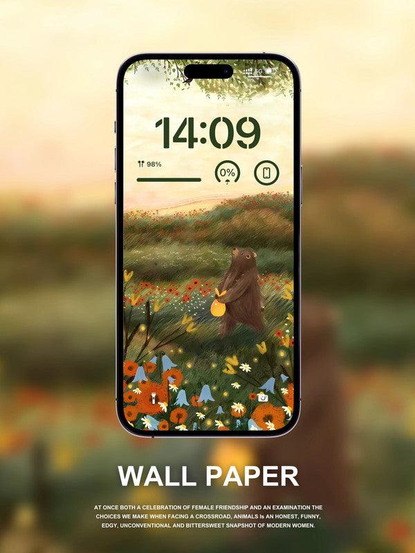 Original 4K HD Wallpaper - A Bears on Flora Hill