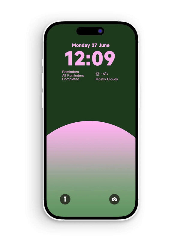 Original 4K HD Wallpaper - Green Pink