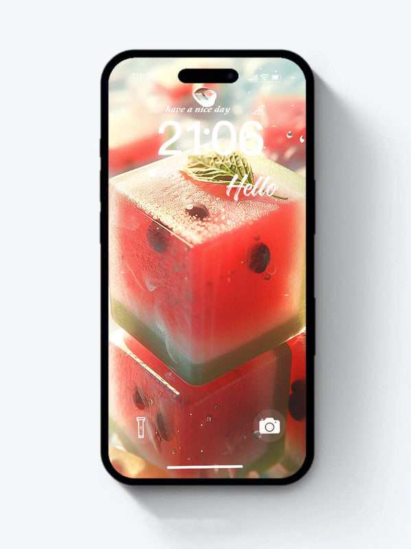 Original 4K HD Wallpaper - Iced watermelon
