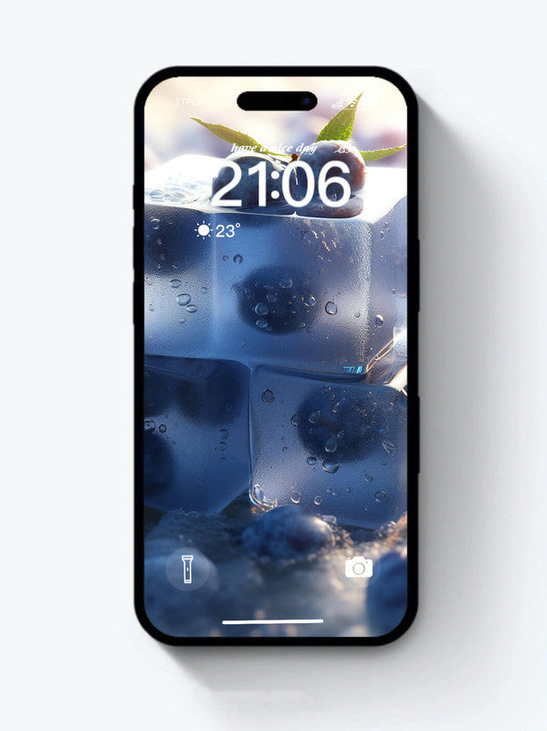 Original 4K HD Wallpaper - Iced Blueberry