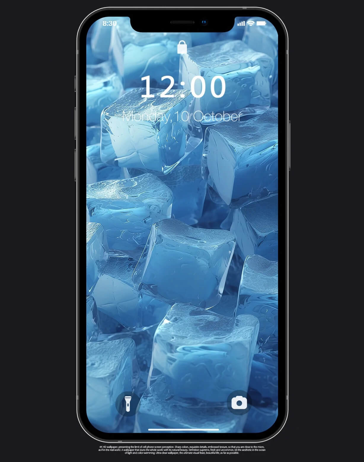 4K HD Wallpaper Background - Icy summer1 for iPhone and Android